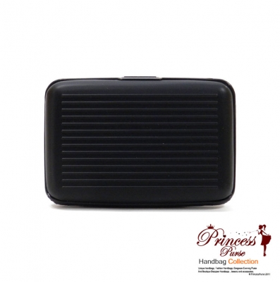 Sleek Durable Aluminum Card Holder/ Wallet with Rigid Surface.